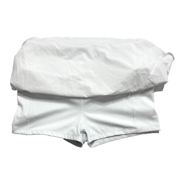 Athleta Athletic Run With It 14” Skort Jupe-Short White Women’s Size Medium - Picture 4 of 9